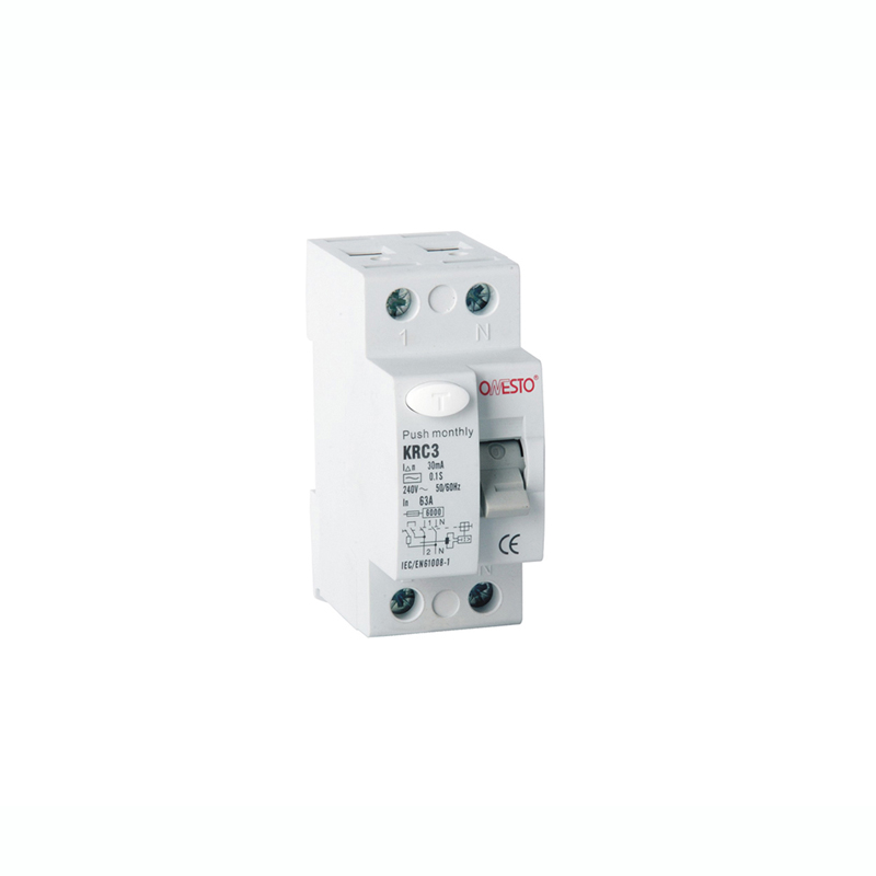 Выключатель дифференциальный (УЗО) KRC3-100 1P+N.100A AC TYPE 6KA