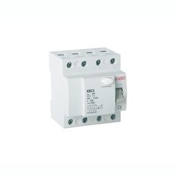 Выключатель дифференциальный (УЗО) KRC3 3P+N.40A AC TYPE 6KA